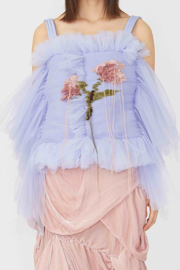 CAROLINE HU Handmade Smoked Top AW21BPT08S